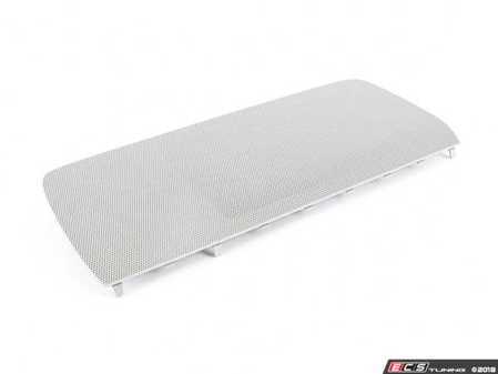 ES#3030466 - 8T0035405EJ50 - Rear shelf speaker grille - left - Light grey - Replace a sun faded or broken piece - Genuine Volkswagen Audi - Audi
