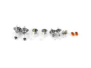 ES#2592526 - 225HLGTREFKT - Headlight Bulb Refresh Kit - Halogen - Restore you nighttime visibility, includes all bulbs necessary for both headlights - Assembled By ECS - Audi