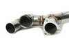 ES#3508379 - RE.XPIPE.E46M3 - Rogue Engineering E46 M3 X-Pipe V2 - Without EVC Valve  - Replaces the factory section 2 mid pipe - Rogue Engineering - BMW