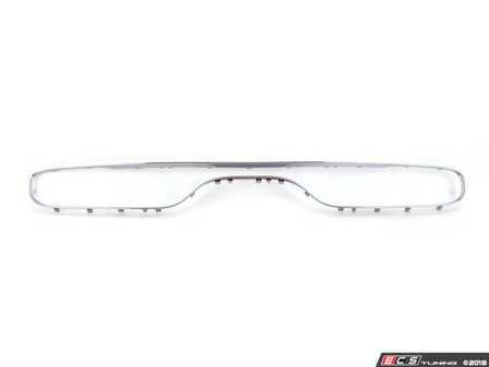 ES#2729151 - 51127365073 - Bumper Frame Trim - Chrome - Outlines the rear bumper grille - Genuine MINI - MINI