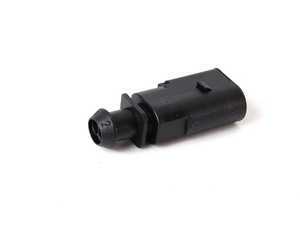 ES#1906976 - 1J0973802 - 2 Pin Connector Housing For PASM - Priced Each - This housing guards the PASM connection at the top of each suspension strut - Genuine Porsche - Porsche