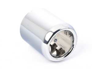 ES#2734500 - 18308606004 - Exhaust Pipe Chrome Tip - Priced Each - Standard chrome tip with sport design - Genuine MINI - MINI