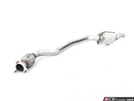 ES#2993198 - 8K0254300K - Exhaust Downpipe - Left - Connects the catalytic converter to the center exhaust muffler - Genuine Volkswagen Audi - Audi