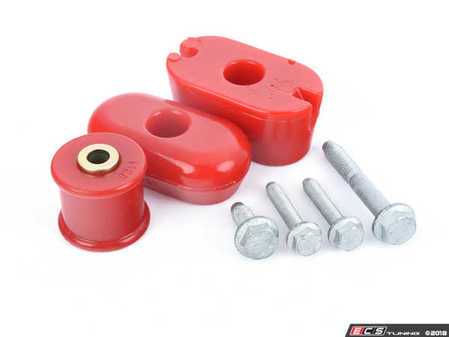 ES#3557782 - MK4DMK-BOLTKITKT - Dogbone Mount Bushing Kit (Red) - With Installation Hardware - Three bushing kit with hardware to reduce wheel hop - ECS - Audi Volkswagen