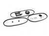 ES#3184110 - 32421717953KT - Accessory Belt Kit Service Kit - Utilizes high quality aftermarket components - Assembled By ECS - BMW