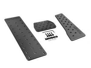 ES#3438386 - tms3005035KT - Turner Performance Complete Pedal Set - Automatic Transmission - Black anodized aluminum - includes dead pedal - Turner Motorsport - BMW