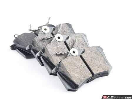 ES#2765796 - 1J0615301AAKT23 - Performance Rear Brake Service Kit - Featuring ECS V5 slotted rotors and ECS EP24 Enthusiast Performance pads - Assembled By ECS - Volkswagen