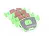 ES#520113 - DP2870 - GreenStuff Performance Brake Pad Set - Designed as a mildly upgraded pad, great for an afternoon of sporty driving. - EBC - BMW