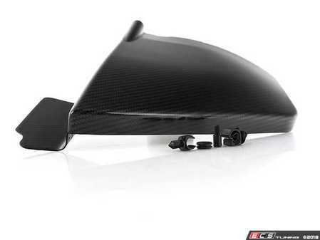 ES#3570284 - 023149ecs02KT - Audi B8/B8.5 S4/S5 Carbon Fiber Left Side Engine Bay Cover  - Cover up unsightly under hood components with carbon fiber style! - ECS - Audi