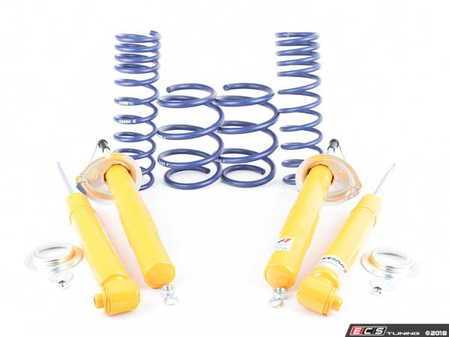 ES#2586747 - 50464KT - Performance Suspension Cup Kit - Sport - Featuring Koni Yellow shocks and H&R Sport lowering springs - Assembled By ECS - BMW