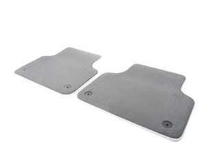 ES#2997168 - 4M0061276MNO - Rear Carpeted Floor Mats - Sabre (Black) - Protect your interior carpet - Genuine Volkswagen Audi - Audi