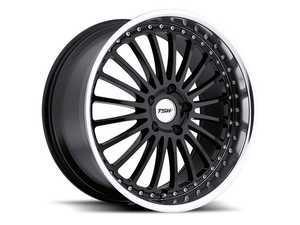 ES#3559340 - 1880SILKT2 - 18" Silverstone Wheels - Set Of Four - 18"x8.0", ET35, 5x100 - Gloss Black W/Mirror Cut Face - TSW Alloy Wheels - Volkswagen