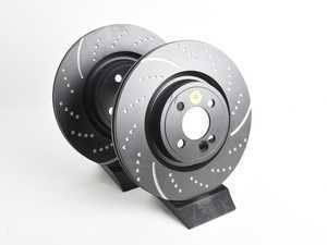 ES#2622384 - GD1790 - Front Brake Rotors EBC Slotted And Dimpled - Pair 12.44" (316x22) - Upgrade to a slotted / dimpled rotor for improved braking - EBC - MINI