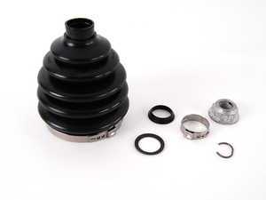 ES#2777899 - 1K0498203KT - Front Left Inner And Outer CV Joint Refresh Kit - Why risk tearing the same axle out twice? This kit includes front inner and outer CV Joint Boots to service one axle. - Meyle - Volkswagen