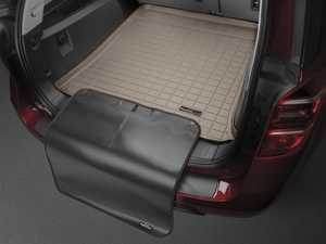 ES#3459086 - 41256SK - Rear Cargo Liner With Bumper Protector - Tan - The best protection for your trunk in any situation - WeatherTech - Mercedes Benz