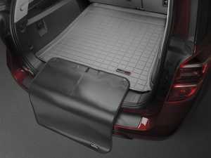 ES#3459342 - 42214SK - Rear Cargo Liner With Bumper Protector - Grey - The best protection for your trunk in any situation - WeatherTech - Mercedes Benz
