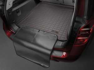ES#3459583 - 43214SK - Rear Cargo Liner With Bumper Protector - Cocoa - The best protection for your trunk in any situation - WeatherTech - Mercedes Benz
