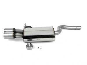 ES#3557479 - MSAU293 - Rear Silencer - Right - Right side rear silencer with twin 76.2mm exhaust tips - Milltek Sport - Audi