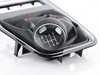ES#2786363 - 5C7711113CCBR - Shift knob - with boot - Black leather with red stitching and aluminum trim - Genuine Volkswagen Audi - Volkswagen
