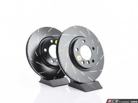ES#2620523 - USR1793 - Ultimax USR Sport Front Brake Rotors - Pair 12.08" (307x24) - High performance slotted rotors from EBC - EBC - MINI