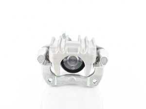 ES#3160295 - L2574 - Rear Brake Caliper - Right - Direct-bolt-on rear right (passenger side) brake caliper with bracket, completely rebuilt with premium seals, hardware, and high-temp rubber to restore factory braking performance and mechanical parking brake function - Power Stop - Audi Volkswagen