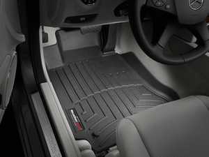 ES#2837603 - 441611 - Front FloorLiner - Black 2008 - 2013 Mercedes-Benz C-Class (W204)  - Laser measured for perfect fitment and ultimate protection against moisture and debris - WeatherTech - Mercedes Benz