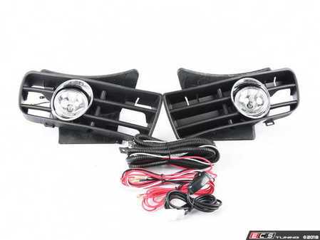 ES#3021411 - LFGLF99COEMTL - Fog Light Conversion Kit - Aftermarket fog light kit with clear lenses - Spec-D Tuning - Volkswagen