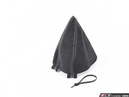 ES#3412425 - 5234-8E-000AS - BFI Manual Alcantara Shift Boot - Silver Stitching - Compliment your BFI shift knob with a custom shift boot made from the finest materials available - Black Forest Industries - Audi