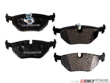ES#240258 - D1334c - Ceramic Brake Pad Set - Brake pads feature a special formula with a high co-efficient of friction and excellent high temperature wear and fade resistance. - PBR - 