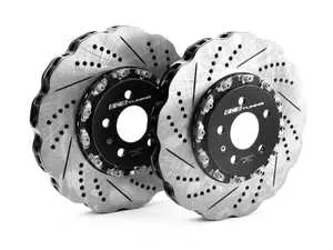 Front 2-Piece Scalloped Brake Rotors - Pair (350x34)