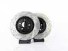 ES#3240947 - 127.33087Lkt - Front Drilled & Slotted Brake Rotors - Pair - (345x30) - Upgrade to a slotted / cross-drilled rotor for improved braking - StopTech - Audi