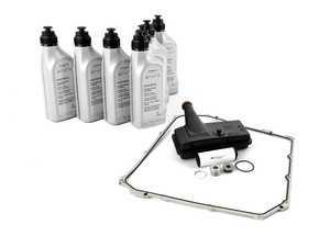 ES#3551611 - 0B5325330AKT4 - Complete DSG Automatic Transmission Service Kit  - Includes a new DSG trans filter, DSG cooling filter, fluid, gaskets, transmission pan bolts, and plugs to service your transmission - Genuine Volkswagen Audi - Audi