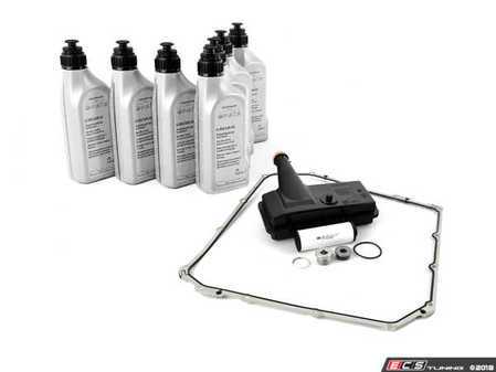 ES#3551611 - 0B5325330AKT4 - Complete DSG Automatic Transmission Service Kit  - Includes a new DSG trans filter, DSG cooling filter, fluid, gaskets, transmission pan bolts, and plugs to service your transmission - Genuine Volkswagen Audi - Audi