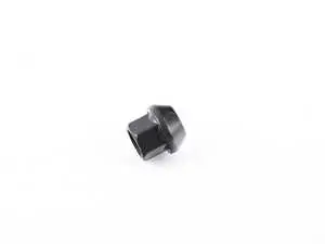 14x1.25 Black Open Conical Seat Nut - Single 