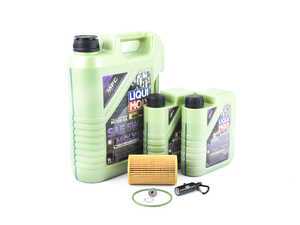 ES#3522434 - n91167901KT3 - Premium Oil Service Kit - Includes Hengst oil filter and Liqui Moly 5w-40 oil with MolyGen technology - Assembled By ECS - Audi