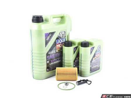 ES#3522434 - n91167901KT3 - Premium Oil Service Kit - Includes Hengst oil filter and Liqui Moly 5w-40 oil with MolyGen technology - Assembled By ECS - Audi