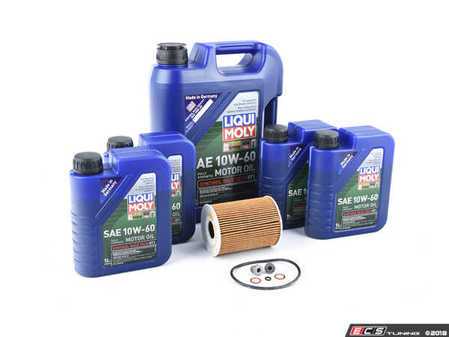 ES#3546952 - E965SVClmKT - Liqui Moly Synthoil Race Tech GT1 Oil Change Kit / Inspection I - Everything needed for a complete oil service including Liqui Moly Race Tech GT1 oil and a MANN filter - Assembled By ECS - BMW