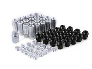 ES#3466872 - SHC3P-POL-14x1.5 - 3-Piece Short Capped Lug Nuts - Polished - Set of 20 3-piece locking lug nuts - Sickspeed - Audi Volkswagen