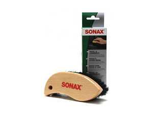 ES#3559838 - 416741 - Textile & Leather Brush - Gently cleans textile, leather, and alcantara when used with a cleaning solution - SONAX - Audi BMW Volkswagen Mercedes Benz MINI Porsche