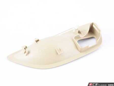 ES#2228361 - 51417226365 - Door Handle insert - left - Beige, Fits front and rear doors - Genuine BMW - BMW