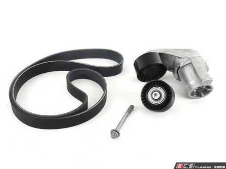 ES#3486401 - 11282457049 - Basic Accessory Belt Service Kit - Includes belt, tensioner and idler pulley - Genuine BMW - BMW