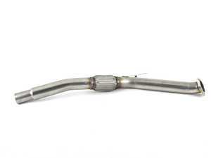 ES#3175266 - 251124R - Performance Stainless 2.5" Downpipe  - High flow, stainless downpipe kit to be used with factory exhaust - Techtonics Tuning - Audi