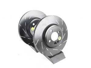 ES#3690634 - USR1998 - Ultimax USR Sport Front Brake Rotors - Pair 11.57" (294x22) - High performance slotted rotors from EBC - EBC - MINI