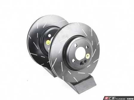 ES#2072369 - USR1488 - Ultimax USR Sport Front Brake Rotors - Pair 11.57" (294x22) - High performance slotted rotors from EBC - EBC - MINI