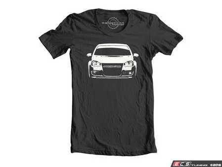 ES#3551913 - AP20VM - Rendered MK5 T-Shirt - Medium - Features a plasticharge printing process that removes the pigment of the fabric leaving behind the rendering of a MK5 GTI - Rennline - Volkswagen