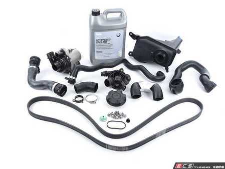 ES#2597716 - 11510392553RKT - ECS Cooling System Refresh Kit - Level 2  - A more advanced refresh kit - with primary cooling system hoses and accessory belt - Assembled By ECS - BMW