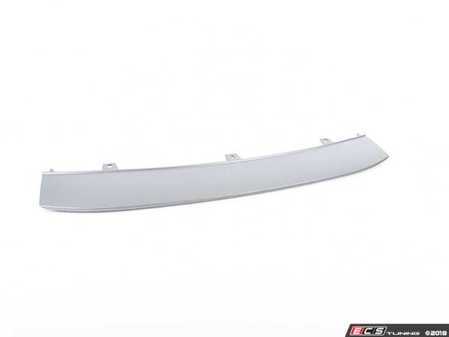 ES#2164973 - 4G8807717A1RR - Front S-Line Bumper Trim Strip - Platinum Grey - Front trim strip located at the bottom center of the S-line bumper - Genuine Volkswagen Audi - Audi