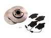 ES#1899317 - 8e0698002 - Front Brake Service Kit - Includes Brembo Rotors & Vaico Pads - Assembled By ECS - Volkswagen