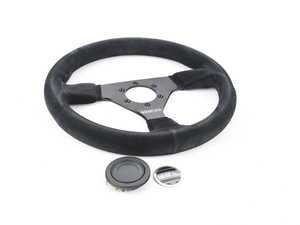 ES#3546793 - 015R383PSN - 383 Steering Wheel - Suede Black - Customize your driving experience with this fine suede steering wheel - Sparco - MINI
