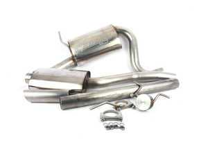 ES#3175494 - 252530 - Jetta 2.5L 2.5" Cat-Back Exhaust System - Stainless Steel - 2.5" Stainless exhaust system with dual Borla mufflers and single exit tip! - Techtonics Tuning - Volkswagen